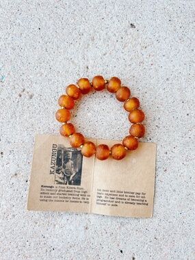 Grain of Rice Project  Fair Trade Unity Bracelet - Cider